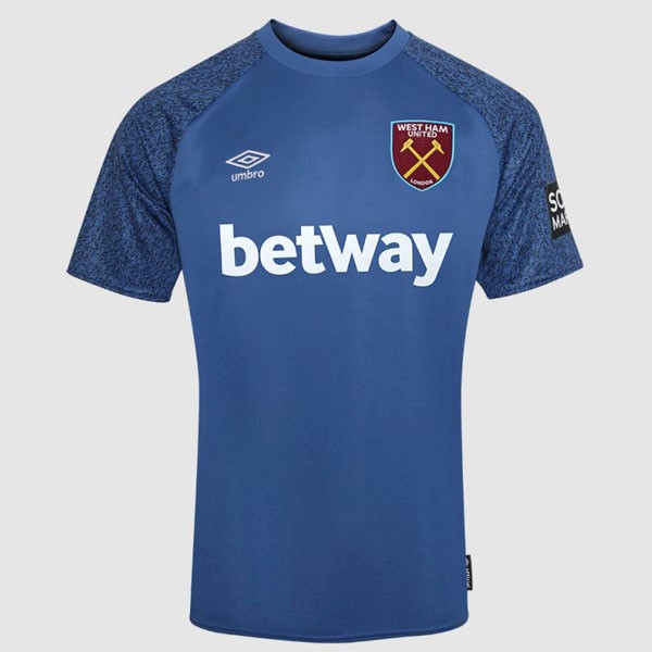 Tailandia Camiseta West Ham United Replica Segunda Ropa Portero 2021/22